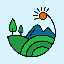 Landshare LAND icon symbol