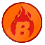 Burn BURN icon symbol