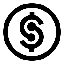 Electronic USD eUSD icon symbol