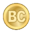 Old Bitcoin BC icon symbol