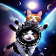 SPACE CAT CAT icon symbol