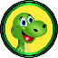 Dinosaur Inu DINO icon symbol