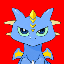 The Blue Dragon RYU icon symbol