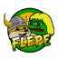 Floki VS Pepe FLEPE icon symbol