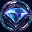 Diamond Coin DIAMOND icon symbol