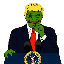 Trump Pepe TRUMPEPE icon symbol