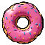 The Simpsons DONUTS icon symbol