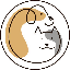 Biểu tượng logo của dog in cats world