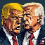 Trump vs Biden TRUMPBIDEN icon symbol