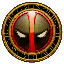 Deadpool DEAD icon symbol