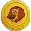 King Of Meme LION icon symbol