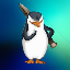 Mad Penguin MAD icon symbol