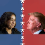 Harris V Trump HARRIS icon symbol