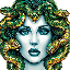 Medusa MEDUSA icon symbol