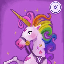 Velvet Unicorn by Virtuals VU icon symbol