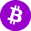 Purple Bitcoin PBTC icon symbol