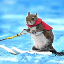 Twiggy the water skiing squirrel TWIGGY icon symbol