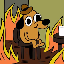 This Is Fine FINE icon symbol