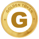 Golden Token Symbol Icon